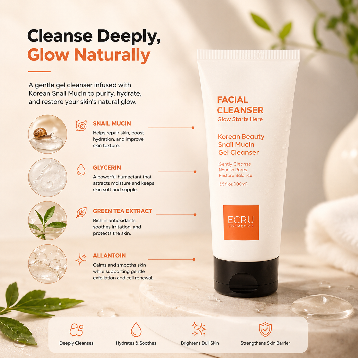 Snail Mucin Gel Cleanser