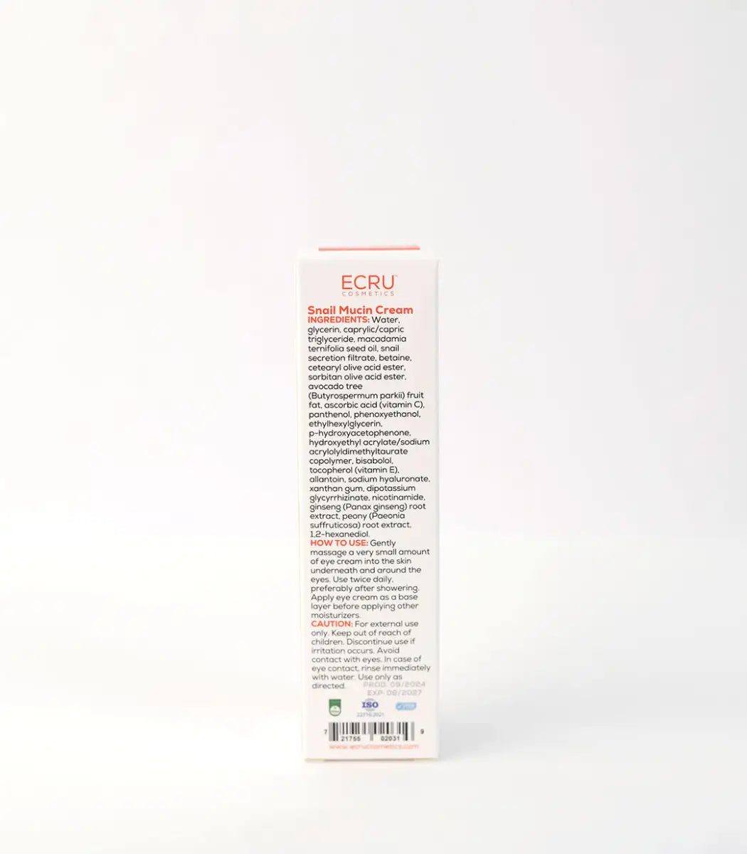 Snail Mucin Full Set by Ecru Cosmetics