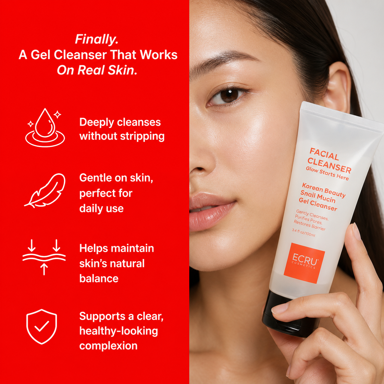 Snail Mucin Gel Cleanser